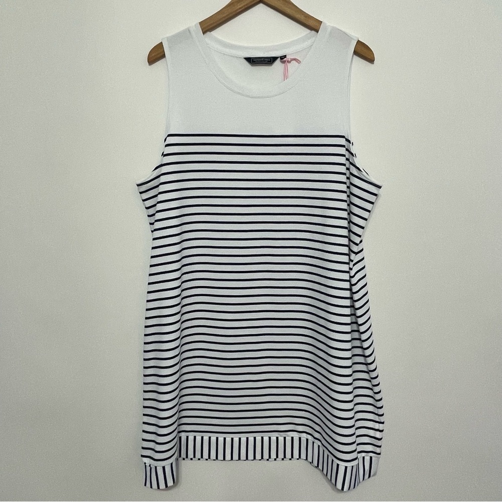 Vineyard Vines Lighthouse Navy T-Shirt Dress Size XL